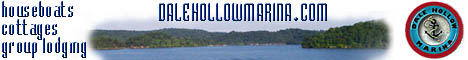 Dale Hollow marina offers housboat rentals and rental cabins!